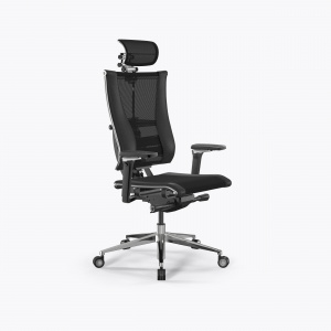 Офисное кресло METTA Y 4DT B2-57D - YM93+Infinity /Vc09/Nc09/D15P/H13mM-3D(M26.B32.G25.W04), Черный, Черный