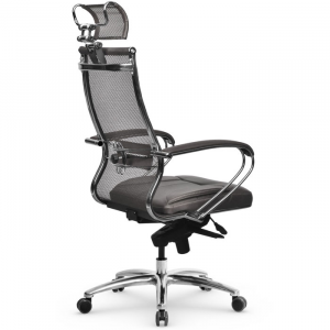 Офисное кресло Samurai SL-2.05 MPES, Светло-коричневый/Серый/Серый, Арт. z312293531 в магазине 5kresel
