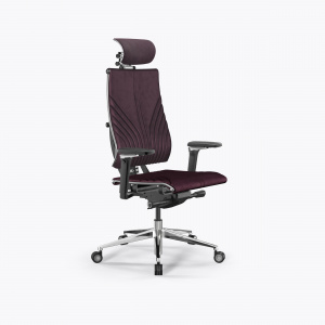 Офисное кресло METTA Y 4DF B2-12D - GoyaLE /Kc31/Nc31/D15P/H13mV-3D(M26.B35.G25.W04), Фиолетовый, Фиолетовый