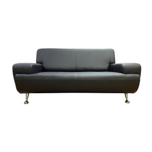 Купить (kle5-d2nz0104-bl) Диван офисный Клерк 5 двойной Размер: 173 х 87 см, черный Ecotex 3001 (nz0104)