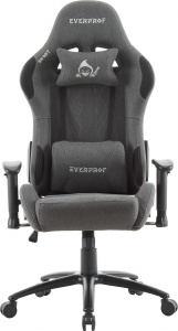 Купить игровое кресло Геймерское кресло Everprof Ghost Ткань Серый, Арт. eve5150 в магазине 5kresel