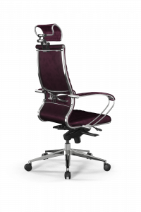Офисное кресло Samurai B2-13K - GoyaLE /Kc31/Wm31/K2cV/H2cV-3D(M06.B32.G11.W03), Фиолетовый, Арт. z509217095 в магазине 5kresel