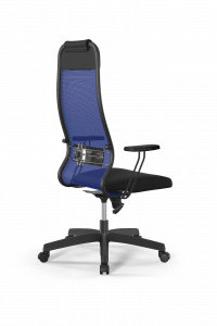 Офисное кресло Sit 10 B1-111T - X2+UMF(X1) /Ub00/Wh00/T1bp-b(M09.B02.G15.W01), Синий-Черный, Арт. z509222549 в магазине 5kresel