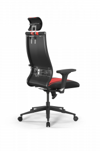 Офисное кресло Sit 10 B2-187D - Extra /Kb40/Wh40/D02P/H3mL-G-2D(M09.B11.G19.W02), Черный-Красный, Арт. z509214681 в магазине 5kresel