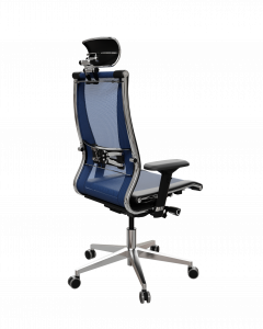 Офисное кресло Samurai L2-14D - TS+Infinity /Kc09/Nc09/D04P/H13mL-3D(M26.B32.G25.W03), Синий-Черный, Арт. z2B1.3.5.109 в магазине 5kresel