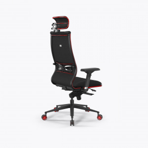 Офисное кресло METTA Samurai B2-44D - UMF(SY271)+Infinity /Krm44/Wrm44/D04P/H17rmL-3D(M06.B11.G22.W28), Черный, Черный
