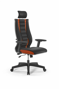 Офисное кресло Sit 10 B2-160D - X2+Extra /Km39/Wm12/D03P/H3mL-2D(M09.B02.G15.W01), Черный-Оранжевый, Арт. z509225076 в магазине 5kresel