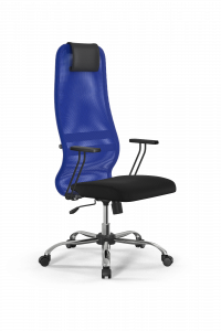 Офисное кресло Sit 8 B1-8T - X1+UMF(X1) /Uh00/Wh00/T1bp-b(M09.B21.G20.W01), Синий-Черный, Арт. z509226806 в магазине 5kresel