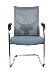 Офисное кресло Кресло офисное, Сильвия white/gray CF, хром, св.серая сетка, серая ткань, белый пластик, Арт. nord-00-00007015 в магазине 5kresel