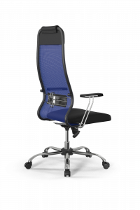 Офисное кресло Sit 10 B1-111T - X2+UMF(X1) /Ub00/Wh00/T1bp-c(M09.B21.G20.W01), Синий-Черный, Арт. z509222693 в магазине 5kresel