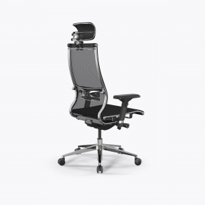 Офисное кресло METTA Samurai L2-5D - TS /Kc00/Nc00/D04P/H13mL-3D(M26.B32.G25.W03), Черный, Черный