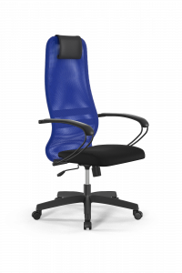 Офисное кресло Sit 8 B1-8K - X1+UMF(X1) /Uh00/Wh00/K1bL(M09.B02.G15.W01), Синий-Черный, Арт. z252342105 в магазине 5kresel