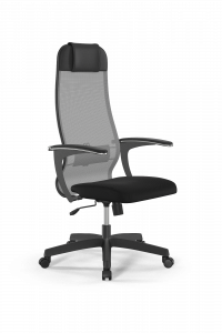 Офисное кресло Sit 10 B1-111U - X2+UMF(X1) /Ub00/Wh00/U0mL-b(M09.B02.G15.W01), Св.серый-Черный, Арт. z252341504 в магазине 5kresel