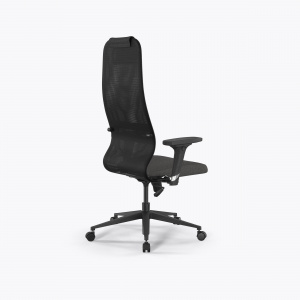 Офисное кресло Sit 8 B1-9D - X2+Bahama /Uh00/Wh12/D02P(M09.B11.G19.W02), Черный-Тем.серый, Арт. z509226929 в магазине 5kresel