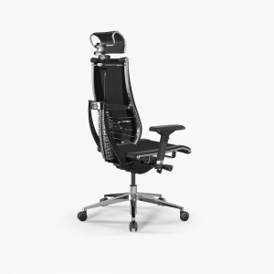 Офисное кресло METTA Y 4DF B2-14D - YM93+Infinity /Kc09/Nc09/D04P/H2cL-3D(M26.B32.G25.W03), Черный, Черный