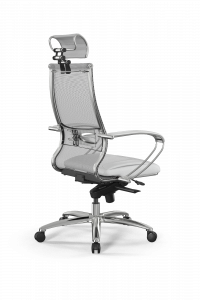 Офисное кресло Samurai L2-6K - TS+Infinity /Kc00/Wm06/K2cL/H2cL-3D(M06.B31.G04.W03), Белый, Арт. z509221054 в магазине 5kresel