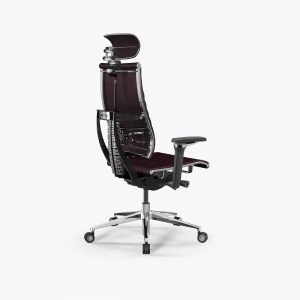 Офисное кресло METTA Y 4DF B2-12D - GoyaLE /Kc31/Nc31/D15P/H13mV-3D(M26.B35.G25.W04), Фиолетовый, Фиолетовый