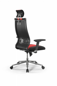 Офисное кресло Sit 10 B2-187D - Extra /Kb40/Wh40/D03P/H3mL-G-2D(M09.B23.G18.W01), Черный-Красный, Арт. z509226189 в магазине 5kresel