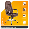 Кресло для руководителя Everprof Кресло Everprof Drift (Дрифт) M Кожа Коричневый