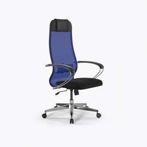 Офисное кресло Sit 10 B1-111K - X2+UMF(X1) /Ub00/Wh00/K1cL(M09.B22.G18.W02), Синий-Черный, Арт. z509222471 в магазине 5kresel