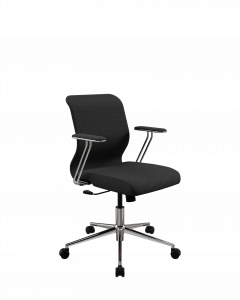 Купить офисное кресло Sit 8 Mr4-4T - Vivaldi /Uh00/Wh12/T4mV-c(M09.B23.G18.W01), Черный, Арт. z252342761 в магазине 5kresel