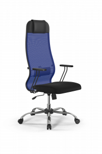 Офисное кресло Sit 10 B1-111T - X2+UMF(X1) /Ub00/Wh00/T1bp-b(M09.B21.G20.W01), Синий-Черный, Арт. z509222594 в магазине 5kresel