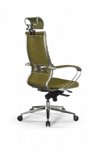 Офисное кресло Samurai B2-13K - GoyaLE /Kc31/Wm31/K2cV/H2cV-3D(M06.B32.G11.W03), Оливковый, Арт. z509217071 в магазине 5kresel