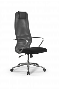 Офисное кресло Sit 8 B1-8K - X1+UMF(X1) /Uh00/Wh00/K5cL(M09.B23.G18.W01), Св.серый-Черный, Арт. z252342242 в магазине 5kresel