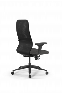 Офисное кресло SynchroSit 8 B2-9D - X2+Bahama /Uh00/Wh12/D02P(M20.B11.G19.W02), Черный-Тем.серый, Арт. z509231435 в магазине 5kresel