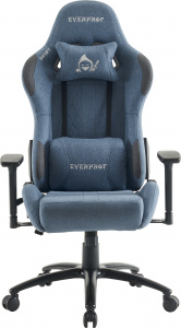 Купить игровое кресло Геймерское кресло Everprof Ghost Ткань Синий, Арт. eve5151 в магазине 5kresel