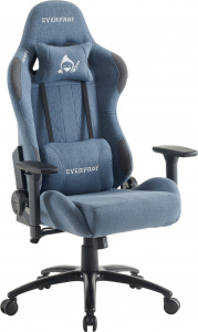 Купить игровое кресло Геймерское кресло Everprof Ghost Ткань Синий, Арт. eve5151 в магазине 5kresel