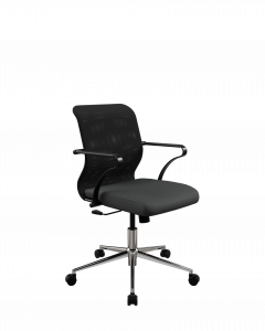 Купить офисное кресло Sit 8 M4-8K - X2+UMF(X1) /Uh00/Wh00/K15bL(M09.B23.G18.W01), Черный, Арт. zED.61.1.2A2 в магазине 5kresel
