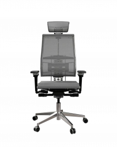Офисное кресло Y 4DF B2-5D - YM93 /Kc00/Nc00/D15P/H13mM-3D(M26.B32.G25.W03), Серый-Тем.Серый, Арт. zB7.F.15.109 в магазине 5kresel
